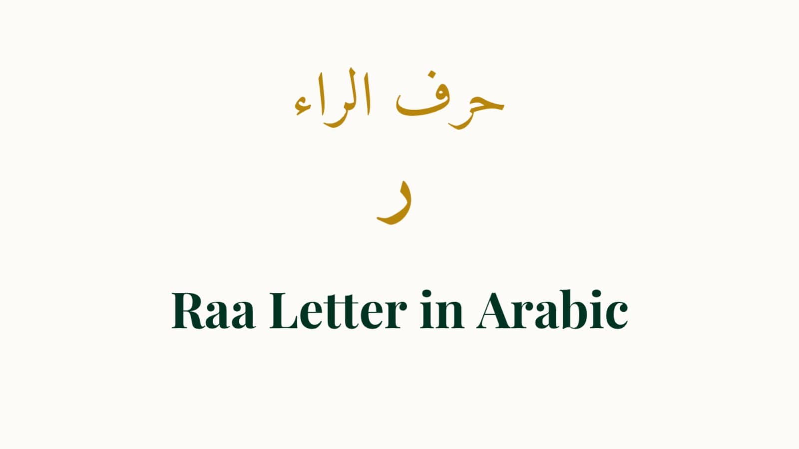 Letter Identity — Name, Sound, and Place in the Alphabet